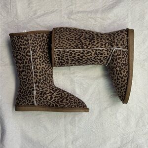 Leopard Print Boots
